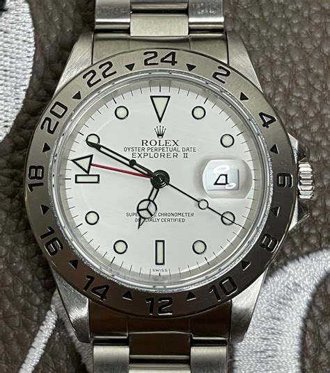 rolex explorer ii polar dial 16570 1999|rolex explorer ii price.